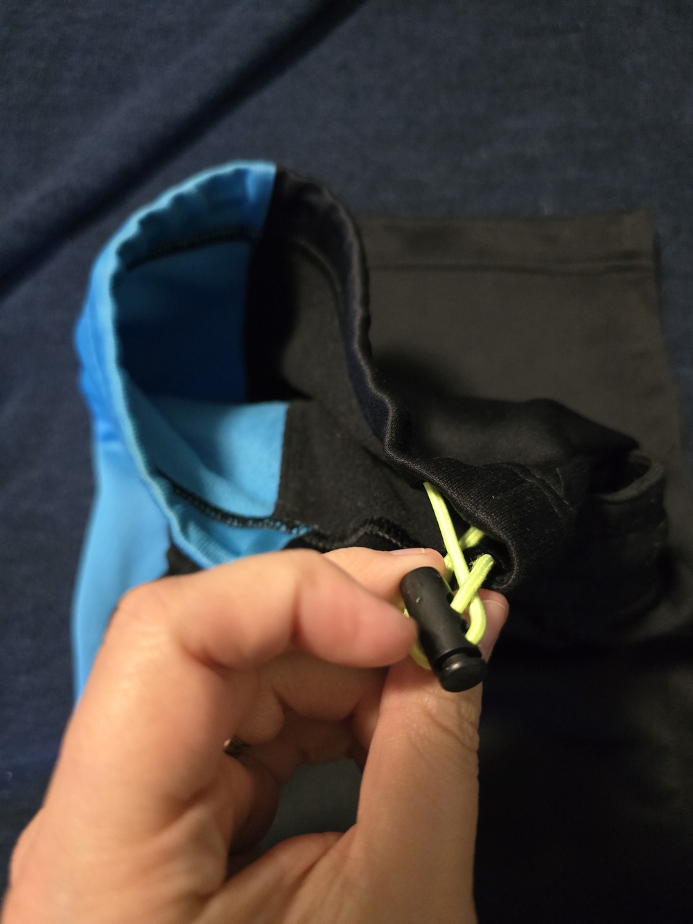 Nike KD Kevin Durant Therma-Fit Basketball Pants Youth Boys Large Black Blue 💖 - Picture 8 of 9